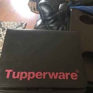 Leather Tupperware Business Binder